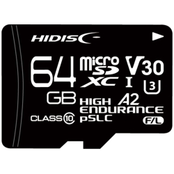 pSLCϋv microSDJ[h 64GB Class10 UHS-1Xs[hNX3 V30 A2Ή SDϊA_v^t HDMCSDXC64GPSLJP3