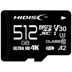 microSDXCJ[h ^Cv 512GB Class10 UHS-1Xs[hNX3 V30 A2Ή SDϊA_v^t HDMCSDX512GA2V30