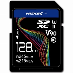 SDXCJ[h 128GB CLASS10 UHS-2 U3 V90Ή HDSDX128GCL10U3JP3V90