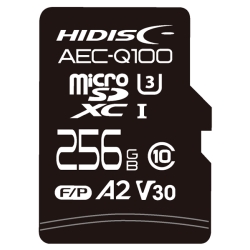 AEC-Q100Ή HIDISC ԍڗprV30 U3XybN microSDXCJ[h 256GB HDAMMSD256GTL