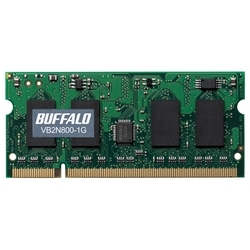 【クリックで詳細表示】PC2-6400(DDR2-800)対応 200Pin用 DDR2 SDRAM S.O.DIMM 1GB VB2N800-1G