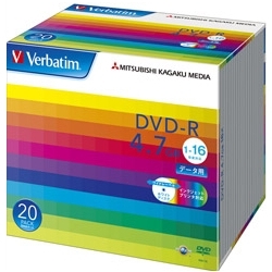 DVD-R 4.7GB PCf[^p 1-16{ 20XP[X Ch\ DHR47JP20V1