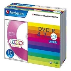DVD-R 4.7GB PCf[^p 16{Ή 10XP[X J[~bNX DHR47JM10V1