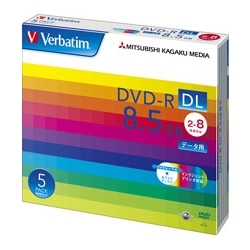 DVD-R DL 8.5GB PCf[^p 8{Ή 5XP[X Ch\ DHR85HP5V1