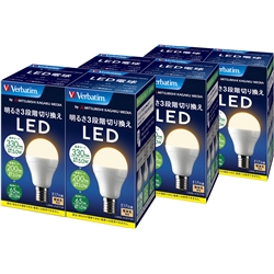 【クリックでお店のこの商品のページへ】LED電球 電球色 E17口金 330lm(5.0W) 明るさ3段階切り替えタイプ 6本 LDA5L-H-E17/3SC6