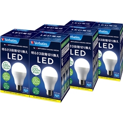 【クリックでお店のこの商品のページへ】LED電球 昼白色 E26口金 550lm(6.8W) 明るさ3段階切り替えタイプ 6本 LDA7N-H/3SC6