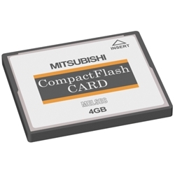 【クリックで詳細表示】コンパクトフラッシュカード容量： 4Gバイト QD81MEM-4GBC