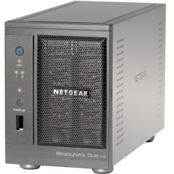 NETGEAR ReadyNAS DUO v2 【3年保証】 2ベイ デスクトップ型NAS(ベアボーン) RND2000-200AJS