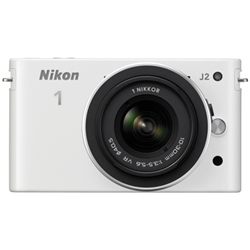 【クリックで詳細表示】レンズ交換式アドバンストカメラ Nikon 1 J2 標準ズームレンズキット ホワイト N1J2HLKWH