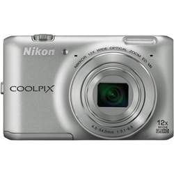 【クリックで詳細表示】デジタルカメラ COOLPIX S6400 クリスタルシルバー COOLPIXS6400SL