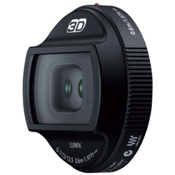【クリックで詳細表示】デジタル一眼カメラ用交換3Dレンズ LUMIX G 12.5mm/F12 H-FT012