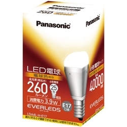 【クリックで詳細表示】LED電球 3.9W (電球色相当) LDA4LHE17