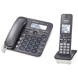 【クリックでお店のこの商品のページへ】コードレス電話機(子機1台付き)(ダークメタリック) VE-GD32DL-H