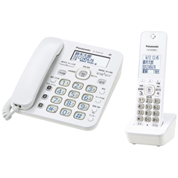 【クリックで詳細表示】コードレス電話機(子機1台付き)(ホワイト) VE-GD32DL-W