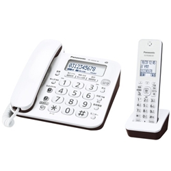 【クリックでお店のこの商品のページへ】コードレス電話機(子機1台付き)(ホワイト) VE-GD24DL-W