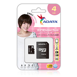 【クリックで詳細表示】microSDHCカード SNH48 宮澤佐江パッケージバージョン 4GB Class4 AUSDH4GCL4-RA1-M