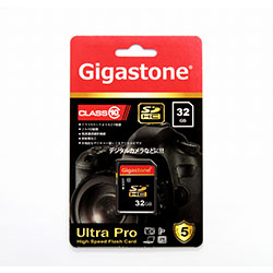 【クリックで詳細表示】【Gigastone】 SDHC Class 10 32GB 11B1606