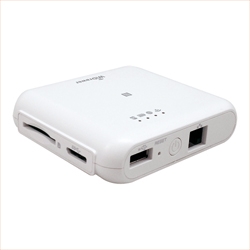 【クリックでお店のこの商品のページへ】Wi-Fi SDカードリーダー 5GHz対応 433Mbpsモデル (ホワイト) REX-WIFISD2