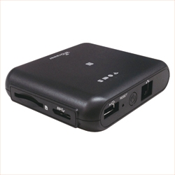 【クリックでお店のこの商品のページへ】Wi-Fi SDカードリーダー 5GHz対応 433Mbpsモデル (ブラック) REX-WIFISD2-BK