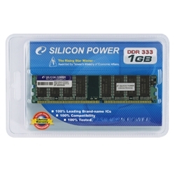 【クリックで詳細表示】メモリモジュール 184Pin U-DIMM DDR333(PC2700) 1GB ブリスターパッケージ SP001GBLDU333O02