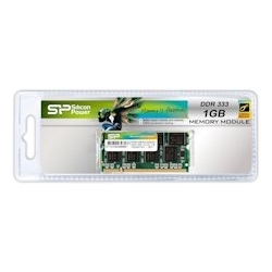 【クリックで詳細表示】メモリモジュール 200Pin SO-DIMM DDR333(PC2700) 1GB ブリスターパッケージ SP001GBSDU333O01