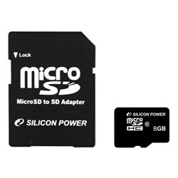 microSDHCJ[h 8GB (Class10)  5Nۏ (SDHCA_v^[t) SP008GBSTH010V10SP