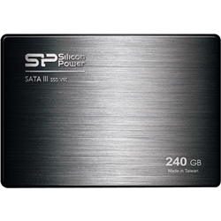 【クリックでお店のこの商品のページへ】2.5インチSSD 高速転送 SATA3準拠 6Gb/s 240GB SandForceコントローラー採用 SP240GBSS3V60S25
