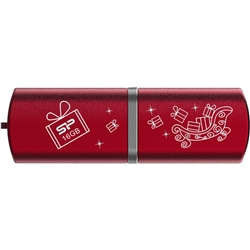 【クリックでお店のこの商品のページへ】【クリスマス限定】USBフラッシュメモリー Luxmini 720 Limited Edition 16GB SP016GBUF2720V1R-LE