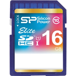 【クリックで詳細表示】【UHS-1対応】SDHCカード 16GB Class10 SP016GBSDHAU1V10