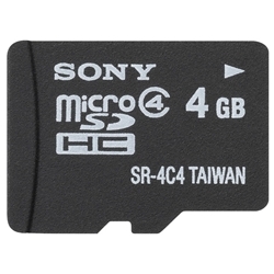 【クリックで詳細表示】microSDHCメモリーカード 4GB Class4 SR-4A4