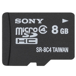 【クリックで詳細表示】microSDHCメモリーカード 8GB Class4 SR-8A4