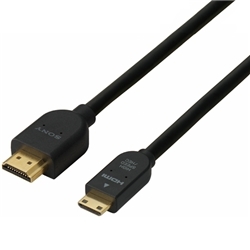 【クリックでお店のこの商品のページへ】HIGH SPEED HDMI ミニタイプケーブル 1m DLC-HEM10/B