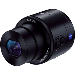 【クリックでお店のこの商品のページへ】デジタルスチルカメラ Cyber-shot QX100 (2020万画素CMOS/光学x3.6) ブラック DSC-QX100/B