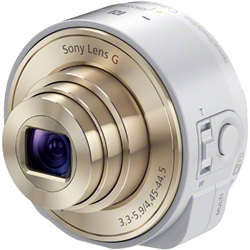 【クリックで詳細表示】デジタルスチルカメラ Cyber-shot QX10 (1820万画素CMOS/光学x10) ホワイト DSC-QX10/W