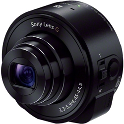 【クリックでお店のこの商品のページへ】デジタルスチルカメラ Cyber-shot QX10 (1820万画素CMOS/光学x10) ブラック DSC-QX10/B