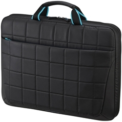 【クリックで詳細表示】衝撃吸収PCケース(16.4型ワイド) ブラック BAG-P20BK