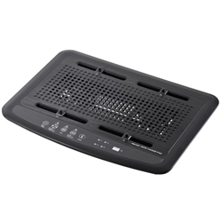 【クリックで詳細表示】ノート用クーラーパッド(温度計付き) TK-CLN20U