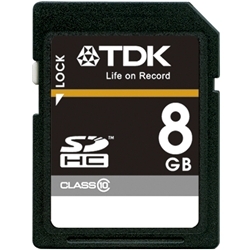 【クリックで詳細表示】SDHCメモリーカード Class10準拠ハイスピードモデル 8GB T-SDHC8GB10