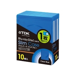 【クリックで詳細表示】BDサイズケース 1枚収納タイプ 10枚パック CASE-BDSB10A