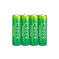 【クリックで詳細表示】鉛無添加マンガン乾電池 単3形4本パック [キングパワー・クリーク] R6P EM 4KP