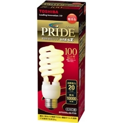 【クリックでお店のこの商品のページへ】電球型蛍光ランプ ネオボールZ PRIDE 電球100WタイプD形 電球色 EFD25EL/20-PDS