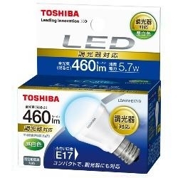 【クリックで詳細表示】LEDランプ E-CORE (ミニクリプトン形5.7W) 調光器対応モデル 昼白色 LDA6N-E17/D