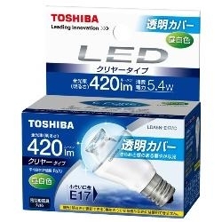 【クリックで詳細表示】LEDランプ E-CORE (ミニクリプトン形5.7W) クリヤータイプ 昼白色 LDA5N-E17/C