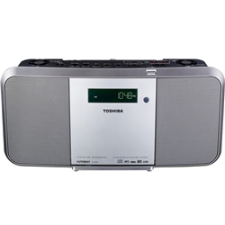 【クリックで詳細表示】【CUTEBEAT】SD/USB/CDラジオ (シルバー) TY-CRX70(S)