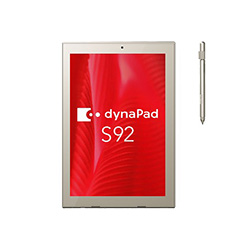 dynaPad S92/T:Atom x5-Z8300/4G/64GtbV/fW^CU[+^b`plt12.0^WUXGA+/Win10Pro 64bit/Office PS92TSGA7L7AD21