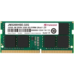 32GB JM DDR4 3200 SO-DIMM 2Rx8 2Gx8 CL22 1.2V JM3200HSE-32G