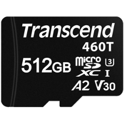 Ɩp/YƗp g microSDXCJ[h 512GB U3 V30 A2 P/Ecycle:3K i 3D NAND BiCS5 TBW:1343TB 3Nۏ TS512GUSD460T