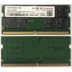 PC5-44800(DDR5-5600) SO-DIMM 16GB 1Rx8 2Gx8 CL46 1.1V TS5600ASE-16G