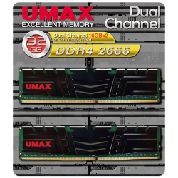 DDR4-2666(PC4-21300) DIMM fXNgbvp[ 32GB(16GB×2) 288Pin CL19 ivۏ UM-DDR4D-2666-32GBHS