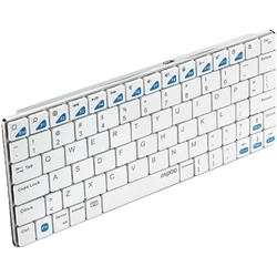 【クリックでお店のこの商品のページへ】Bluetoothキーボード rapoo E6300 ホワイト 5.6mmウルトラスリム E6300W